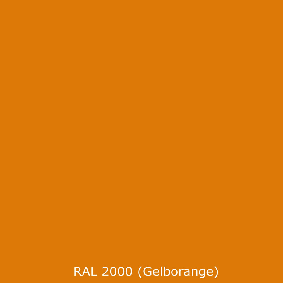 Badrückwand Einfarbig RAL 2000 Gelborange