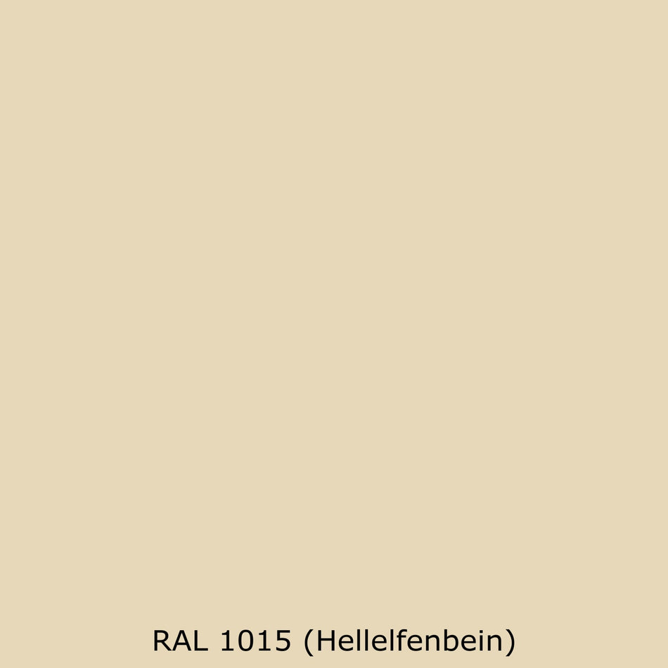 Waschbeckenrückwand Einfarbig RAL 1015 Hellelfenbein
