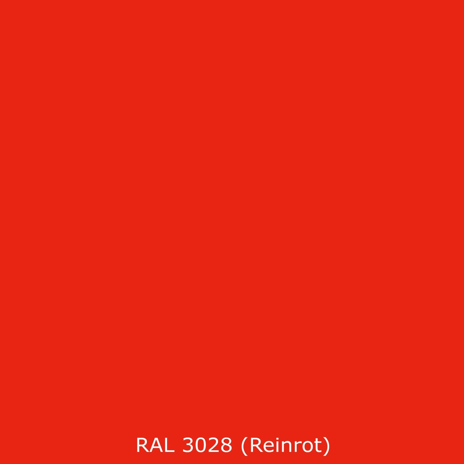 Badewannenverkleidung Einfarbig RAL 3028 Reinrot