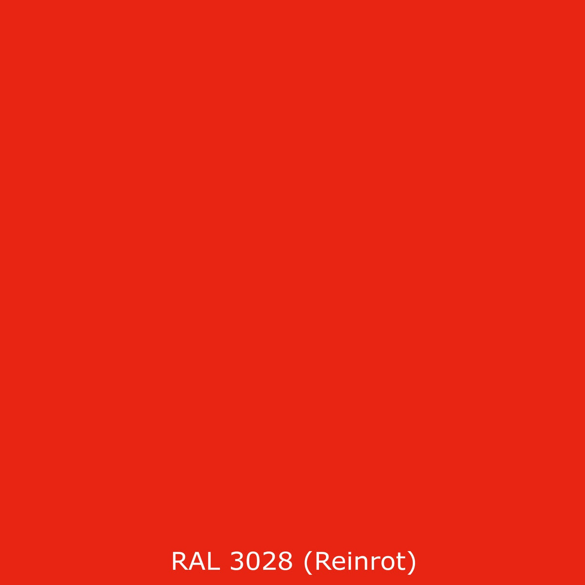 Badrückwand Einfarbig RAL 3028 Reinrot