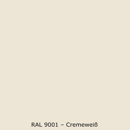 Waschbeckenrückwand Einfarbig RAL 9001 Cremeweiß