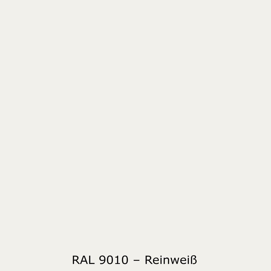 Badrückwand Einfarbig RAL 9010 Reinweiß