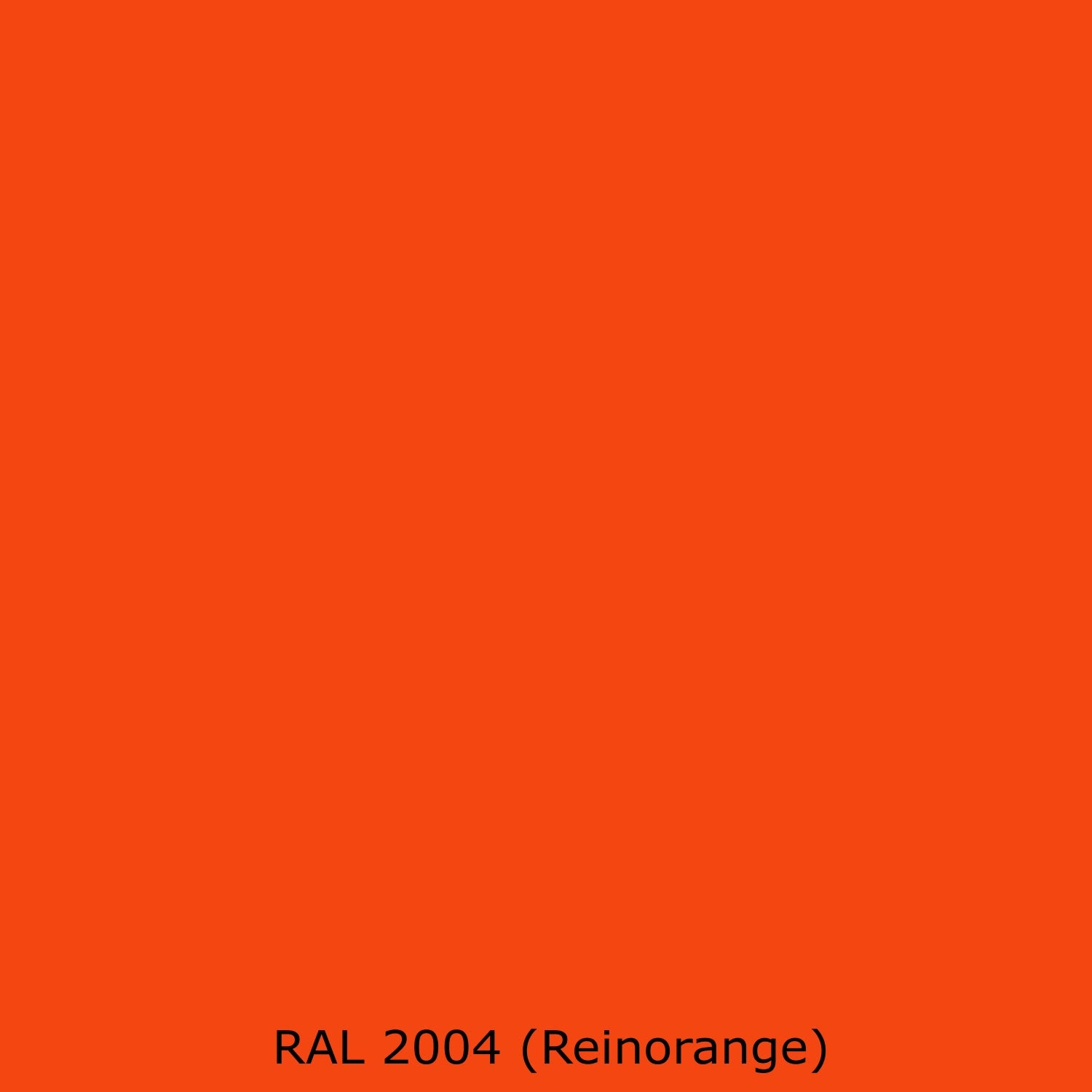 Waschbeckenrückwand Einfarbig RAL 2004 Reinorange