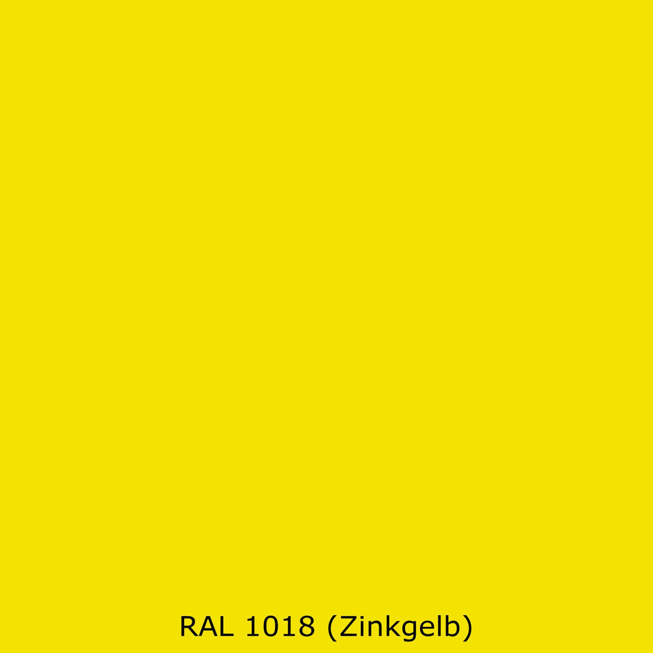 Badrückwand Einfarbig RAL 1018 Zinkgelb