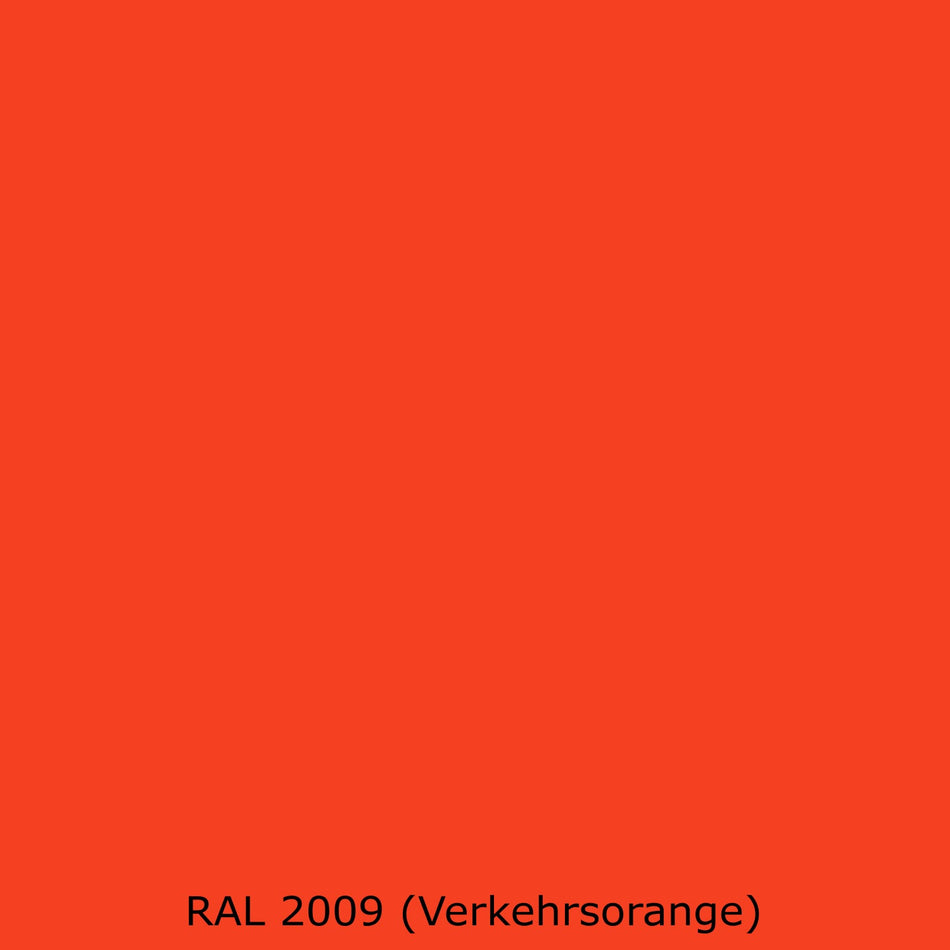 Badewannenverkleidung Einfarbig RAL 2009 Verkehrsorange