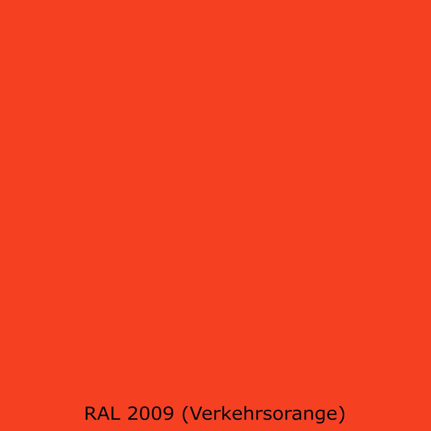 Badrückwand Einfarbig RAL 2009 Verkehrsorange
