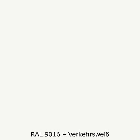 Badrückwand Einfarbig RAL 9016 Verkehrsweiß
