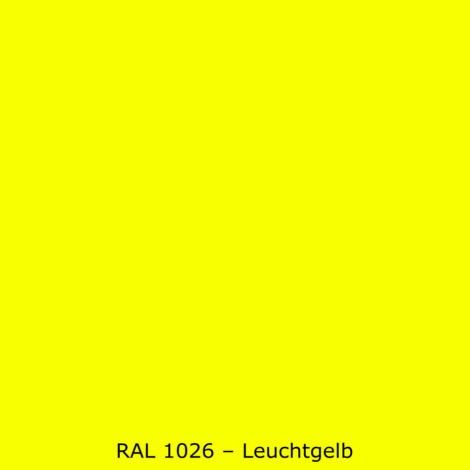 Waschbeckenrückwand Einfarbig RAL 1026 Leuchtgelb