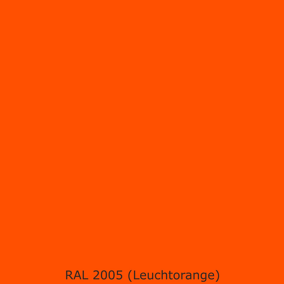 Badrückwand Einfarbig RAL 2005 Leuchtorange