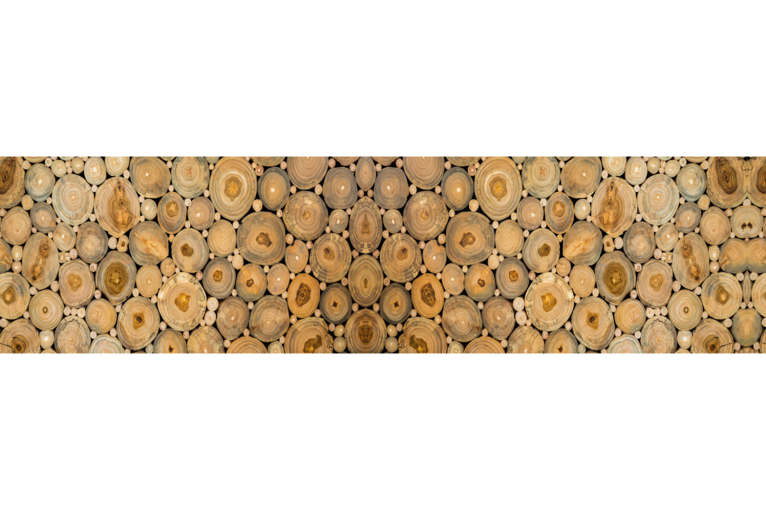 Waschbeckenrückwand Holzoptik