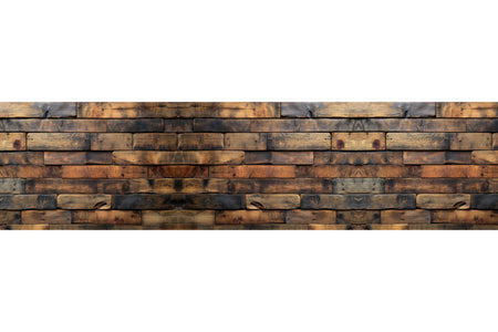 Badrückwand Holzoptik